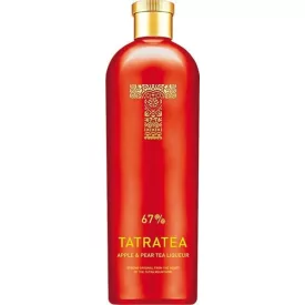 Tatratea Alma-Körte likőr 0,7l 67% (piros) DRS