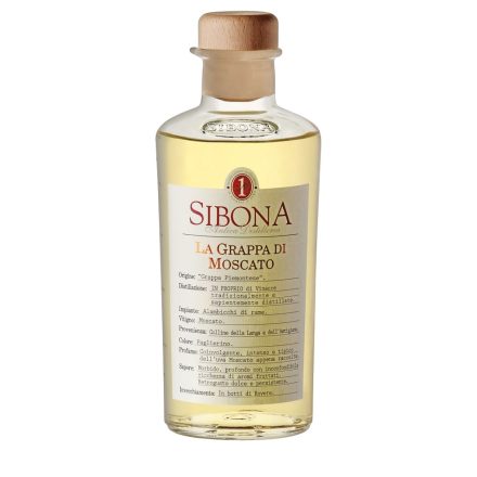 Sibona Grappa Monovitigno Moscato 0,5l 40%