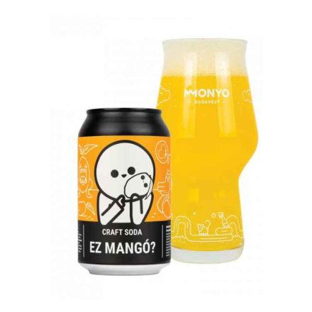 Monyo x JustVidman Mangó üdítőital 0,33l DRS