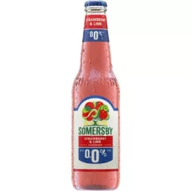 0,33l Somersby Strawberry Lime alkoholmentes cider ü. DRS