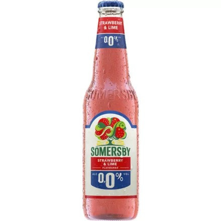 0,33l Somersby Strawberry Lime alkoholmentes cider ü. DRS