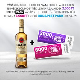 Bacardi Gold Carta Oro rum 1L 37,5% DRS