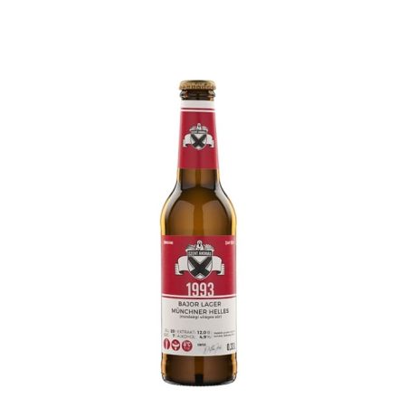 Szent András 1993 világos lager sör 0,33l 4,9% DRS