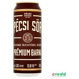 Pécsi Prémium Barna sör 0,5l 5,8% dob. DRS