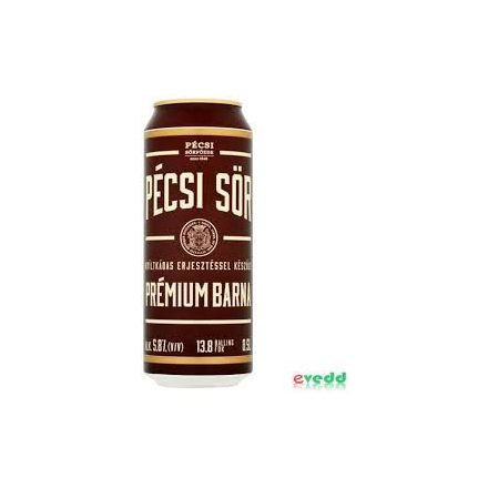 Pécsi Prémium Barna sör 0,5l 5,8% dob. DRS