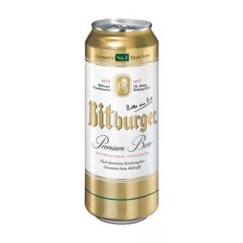 Bitburger sör 0,5l 4,8% dob. DRS