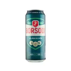 Borsodi sör 0,5l 4,5% dob. DRS