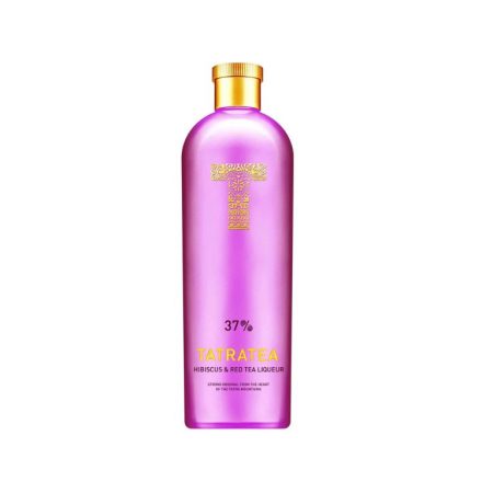 Tatratea Hibiszkusz - vörös tea likőr 0,7l 37% (pink) DRS