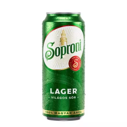 Soproni Lager sör 0,5l dob. DRS