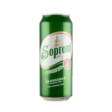 Soproni sör 0,5l dob. DRS