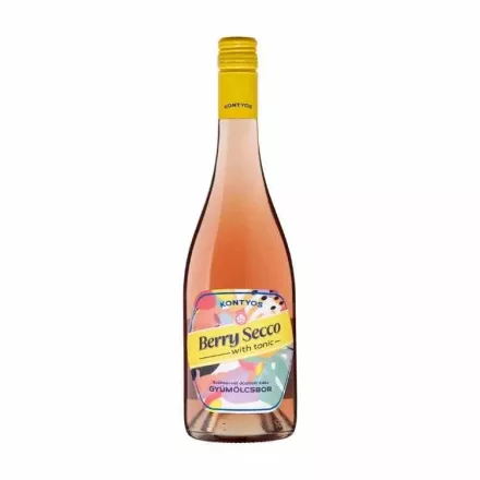 Kontyos Berry Secco With Tonic édes szénsavas gyümölcsbor 8 % 0,75L DRS