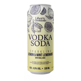   Liberty Lemon&Mint Lemonade Vodka Soda 0,33l 4,9% dob 1/24 DRS