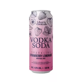   Liberty Strawberry Lemonade Vodka Soda 0,33l 4,9% dob 1/24 DRS