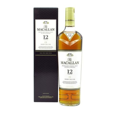 The Macallan 12 éves Sherry Oak Scotch Whisky 0,7l 40% DD DRS