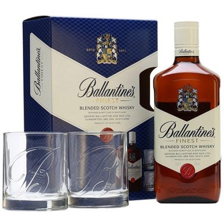 Ballantines Scotch Whisky 0,7l 40% +pohár DD DRS