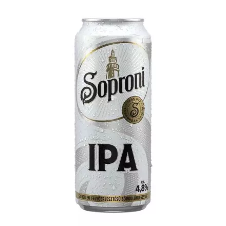 Soproni IPA sör 0,5l 4,8% dob. DRS