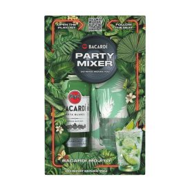 Bacardi Carta Blanca rum 0,7l 37,5% + pohár DD DRS