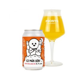   Monyo x JustVidman Ez már sör! Session NEIPA sör 0,33l 5,7% 1/12 CAN DRS
