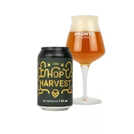   Monyo x Uradalmi Sörmanufaktúra Hop Harvest IPA 2024 sör 0,33l 7,5% DRS