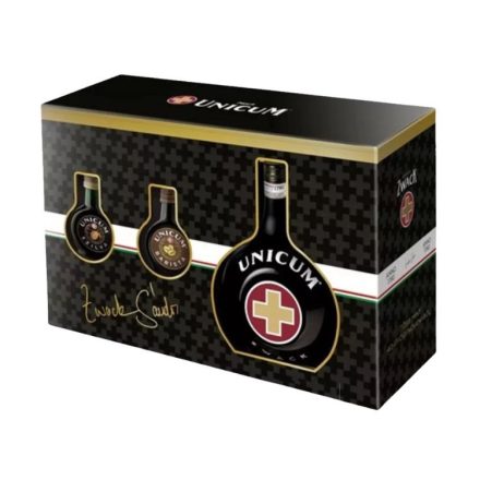 Unicum 0,7L 40% + Szilva 0,04l + Barista 0,04l DD