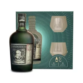   Diplomatico Reserva Exclusiva rum 0,7l 40% +2 O.F. pohár DD DRS