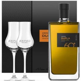   Árpád Dupla Ágyas Körtepálinka 0,5l 60% + 2 pohár DD DRS