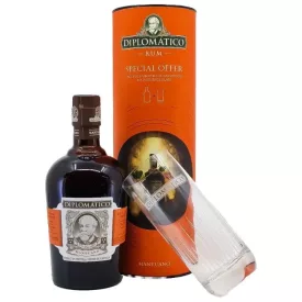Diplomatico Mantuano rum 0,7l 40% + Highball pohár DD DRS