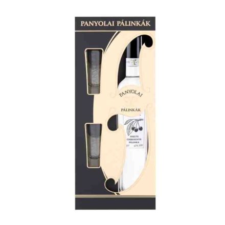 Panyolai Elixír fekete cseresznye pálinka 0,5l 45% + 2 pohár DD