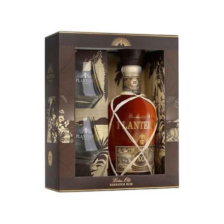 Planteray XO 20 éves rum 0,7l 40% + 2 pohár DD