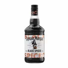 Captain Morgan Black Spiced rum 1L 40% DRS