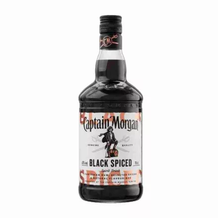 Captain Morgan Black Spiced rum 1L 40% DRS
