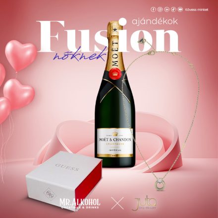 Moet&Chandon & Guess női nyaklánc ajándékcsomag