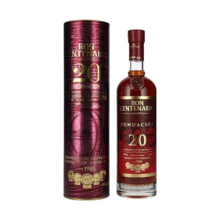 Centenario 20 Fundacion rum 0,7l 40% DRS