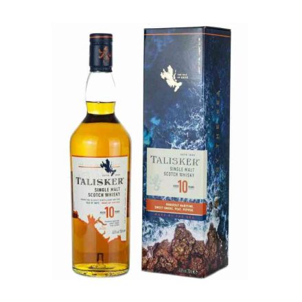 Talisker 10 éves whisky 0,7l 45,8% DD DRS
