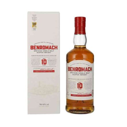 Benromach 10 éves Scotch whisky New Edition 0,7l 43% fehér DD DRS