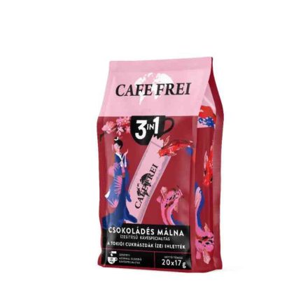 Cafe Frei Tokiói csokoládés málna ízesítés 3in1 instant kávé 17g*20db B