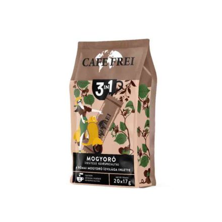 Cafe Frei Római mogyoró ízesítésű 3in1 instant kávé 17g*20db B