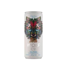 Wolf Co. gintonic alk.mentes 0,25l DRS