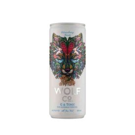 Wolf Co. gintonic alk.mentes 0,25l DRS