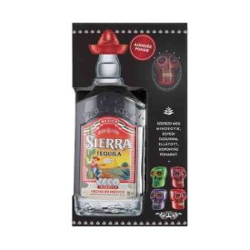 Sierra Silver Blanco tequila 0,7L 38% + pohár DD DRS