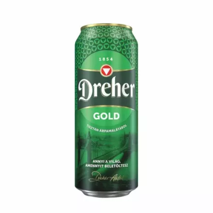 Dreher Gold 0,5l dob. DRS