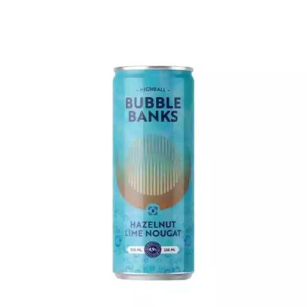 Bubblebanks Törökmogyoró-nugát-lime 0,25l dob. 4,9% DRS