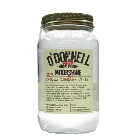 O Donnell Moonshine High High Proof 0,7l 72% DRS