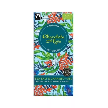 Chocolate&Love Sea Salt 55% 40g