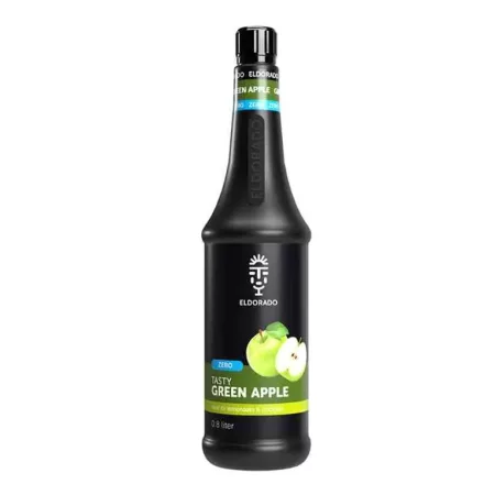 Eldorado Zero Zöldalma szirup 0,8l DRS