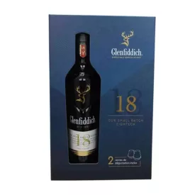 Glenfiddich 18 éves whisky 0,7l 40% + 2 pohár DD