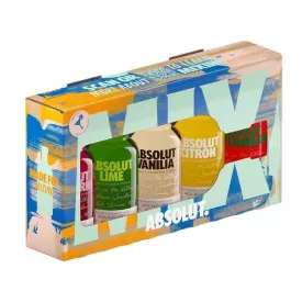   Absolut Mix Set (Raspberry,Lime,Vanilia,Citron,Watermelon) 5x0,05l 38,8% DD