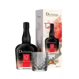 Dictador 12 éves rum 0,7l + pohár DD 40%