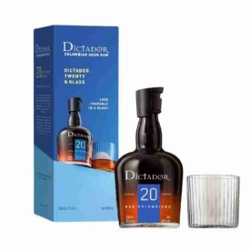 Dictador 20 éves rum 0,7l + pohár 40% DD