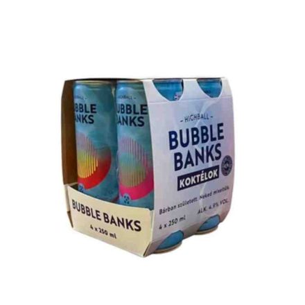 Bubblebanks Pack 4x0,25l 4,9% DRS ivós játékkal